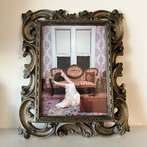 Vintage Ornate Frame with Photo